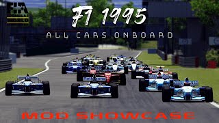 F1 1995 mod SHOWCASE in Assetto Corsa  REALISTIC ReShade link [upl. by Bradshaw967]