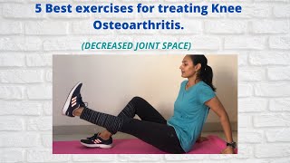 The Best 5 exercises for knee osteoarthritis  decreased joint space [upl. by Aniretak]