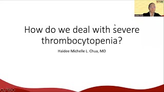 APPROACH TO THROMBOCYTOPENIA [upl. by Sesylu]