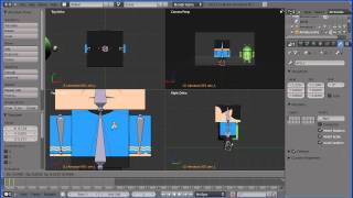 Blender Intro to Automatic Rigging How to ReUse a Rig by Changing the Skin of a Game Character [upl. by Adrianne]