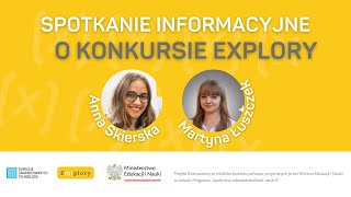 Spotkanie informacyjnie  KONKURS EXPLORY [upl. by Salis]