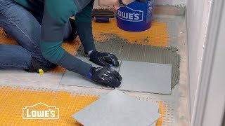 How To Tile a Bathroom Floor [upl. by Brockie]