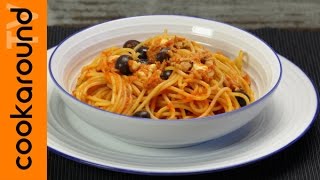 Spaghetti alla caprese con tonno [upl. by Ybroc]