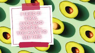 I Tried 21 Viral Avocado Recipes You Have to See This [upl. by Yrohcaz468]