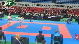 22th Asian Cadet Junior U21 Asian Karate Championship 2024 Manila Philippines [upl. by Pontias]