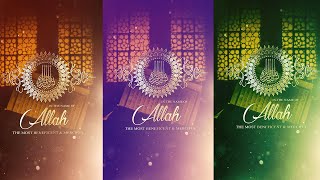 Islamic Wedding Invitation Video Vertical Version 2024  After Effect Project [upl. by Anak142]