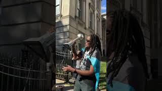 Jonquel Jones hoists WNBA Finals MVP trophy at the parade [upl. by Sadie]