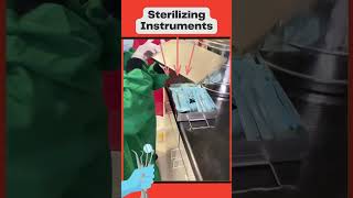 How To Clean Dental Instruments  Sterilization Process  shorts [upl. by Hopkins]