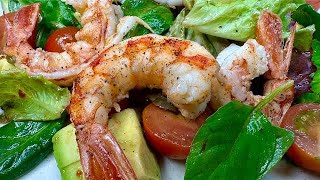 Ensalada de aguacate 🥑 y gambas 🦐 [upl. by Franciskus]