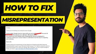 How to fix the Misrepresentation issue in Google Merchant Center 2024 [upl. by Oruam297]