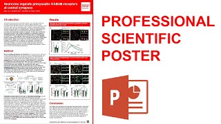 How to Make a Research Poster in PowerPoint like a scientific illustrator [upl. by Leroy]