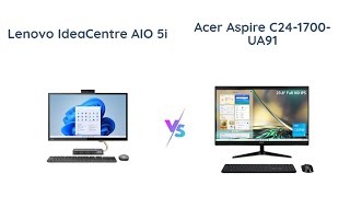 Lenovo IdeaCentre AIO 5i vs Acer Aspire C241700UA91 Which AllinOne Computer is Better [upl. by Der]