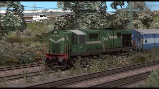 Indian Railway simulator  Realistic Passenger and Cab ride WDG3A [upl. by Kallick46]