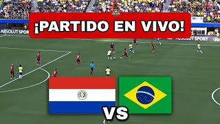 PARAGUAY vs BRASIL EN VIVO 🔴ELIMINATORIAS MUNDIAL 2026 [upl. by Laenahtan216]