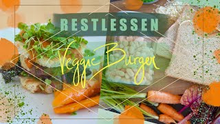 VEGGIEBURGER mit Bohnenlaibchen  vegan  RESTLESSEN 1 [upl. by Lamarre]