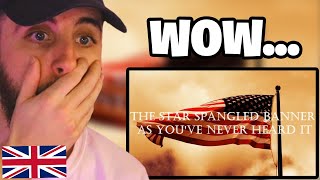 British Guy Reacts to The Star Spangled Banner As Youve Never Heard It VERY EMOTIONAL [upl. by Neyuq]