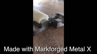 Markforged Metal X  3D Printed Injection Mold [upl. by Shelbi]