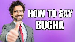 How To Pronounce Bugha Correctly [upl. by Jandel]