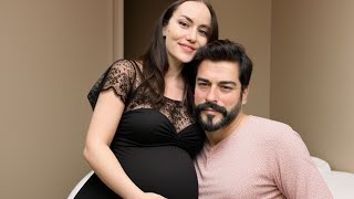 Burak Özçivit and Fahriye Evcen Share Baby Girl Pregnancy News [upl. by Yasmar]