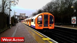 West Acton  Central line  London Underground  1992 Tube Stock [upl. by Ecnarepmet]