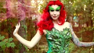 POISON IVY MAKEUP amp COSTUME TUTORIAL  Halloween 2015 [upl. by Eteragram]