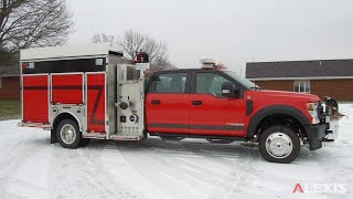 POULTNEY FIRE DEPARTMENT  ALEXIS 1500 GPM MINI PUMPER 2481  POULTNEY VERMONT [upl. by Ericha838]