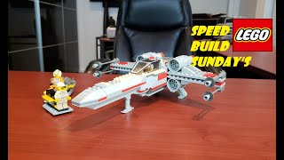 LEGO Star Wars X Wing Fighter 7140 Speed Build [upl. by Eliot]