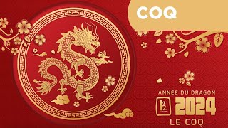 Horoscope chinois 2024  le signe du Coq astrologie 2024 année du Dragon de bois [upl. by Branch]