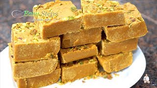 Besan Badam Barfi  Besan or Vesan Burfi  Almond Chickpea Flour Sweet [upl. by Adnauq]