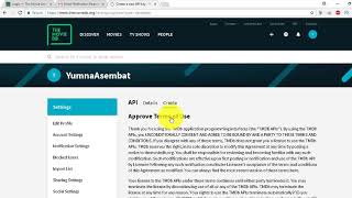 Cara membuat akun di tmdb dan mendapatkan api key tmdb  create tmdb account [upl. by Yalonda]