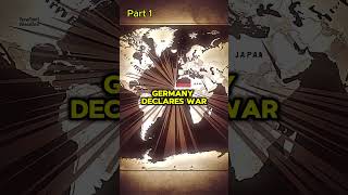 USA Enters WWII The Day America Declared War on Germany  shorts youtubeshorts america [upl. by Nickey]