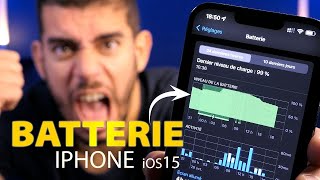 28 ASTUCES pour améliorer lautonomie de BATTERIE IPHONE sur iOS15 [upl. by Tansy]