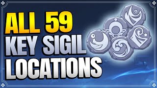 ALL 59 Key Sigil Locations  Enkonomiya 【Genshin Impact】 [upl. by Salba]