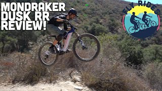 One of the Best Mondraker Electric Mountain Bikes Out Right Now The Mondraker Dusk RR  Full Review [upl. by Ecnaret]