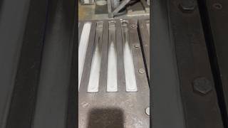 Pouring a tinlead based alloy into 1kg bars moltenmetal work satisfying [upl. by Troth]