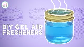 DIY Gel Air Freshener  How to Make Air Fresheners [upl. by Ronnholm]