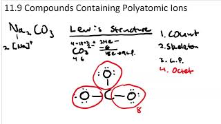 Lewis structures with polyatomic ions [upl. by Donaldson]