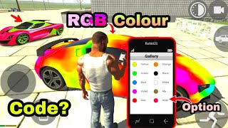 Indian Bike Driving 3D RGB Colour Change Option Cheat Code shiva gaming [upl. by Wheeler]