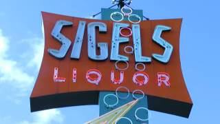 Sigels Liquor Animated Neon Sign Dallas Texas [upl. by Lanti]