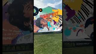 Aretha Franklin RESPECT Augmented Reality Mural [upl. by Nielson]