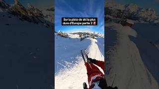 Elle est plus dure que le Mur Suisse  🏔️⚔️ La piste du Grand Couloir à Courchevel  ⛷️ [upl. by Llewop247]