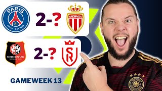 Ligue 1 Gameweek 13 Predictions amp Betting Tips  PSG vs Monaco [upl. by Cranston]