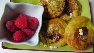 Chouquettes sucrées aux Framboises Recette facile Un Vrai Délice [upl. by Ardnossak]