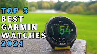 TOP 5 Best Garmin Watches of 2024 [upl. by Packston]