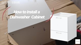 🛠How to Install a Dishwasher Cabinet [upl. by Depoliti]