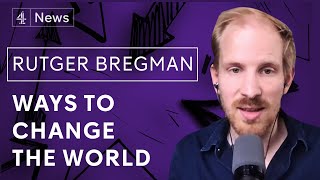 Rutger Bregman on elites survival of the friendliest rethinking human history [upl. by Pouncey556]