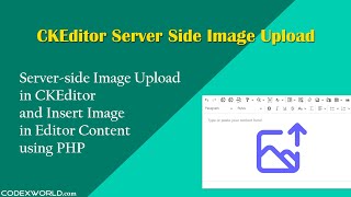 Add and Save CKEditor 5 data to MySQL database with PHP [upl. by Harrad]