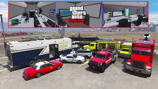 GTA 5  Police Mobile Command Center Fire Department amp More [upl. by Aihsak]