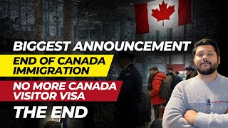 Changes in Canada Visitor Visa No More Multiple Entry  Canada Immigration Latest News [upl. by Ollayos199]