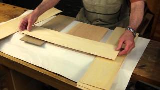 Applying Veneer to a Panel [upl. by Sherfield]